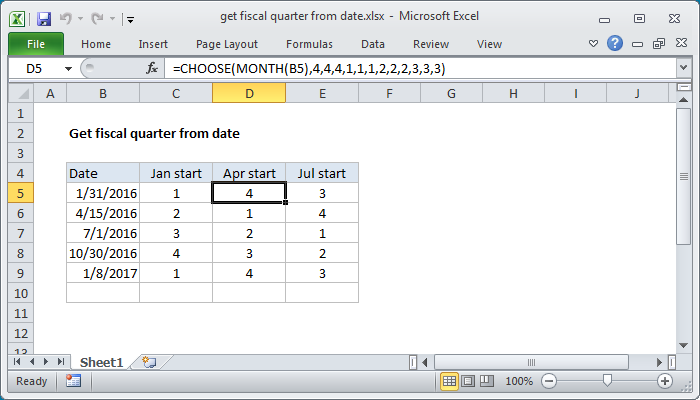 excel-formula-get-fiscal-quarter-from-date-exceljet